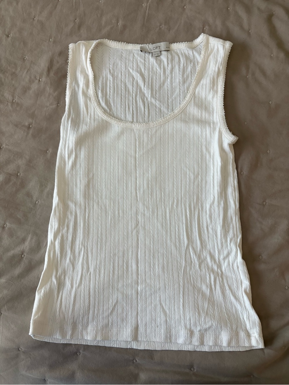 Loft Pointelle Tank
